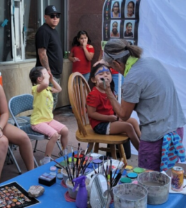 fun face painter for kids parties, centennial face painter, denver face painter, face painter in Denver, Annie McInnes, about face painting